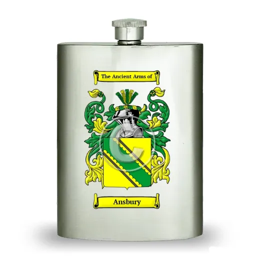 Ansbury Stainless Steel Hip Flask