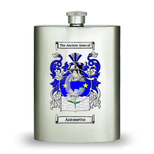 Antonetto Stainless Steel Hip Flask
