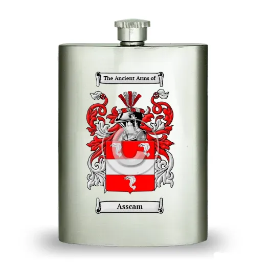 Asscam Stainless Steel Hip Flask
