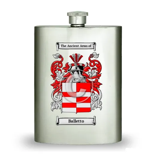 Balletto Stainless Steel Hip Flask