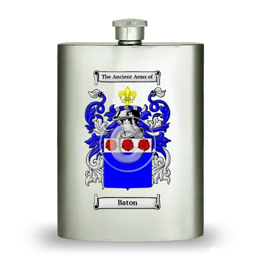 Baton Stainless Steel Hip Flask