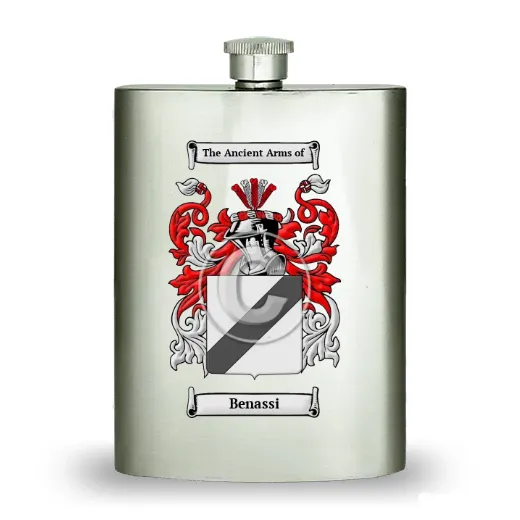 Benassi Stainless Steel Hip Flask