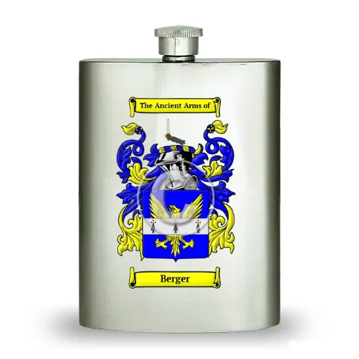 Berger Stainless Steel Hip Flask