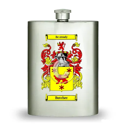 Butcher Stainless Steel Hip Flask
