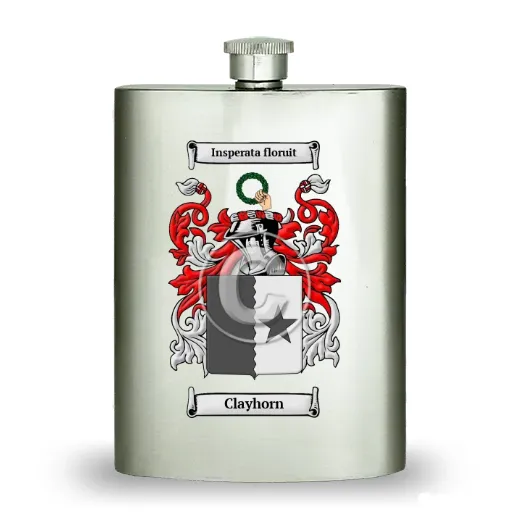 Clayhorn Stainless Steel Hip Flask