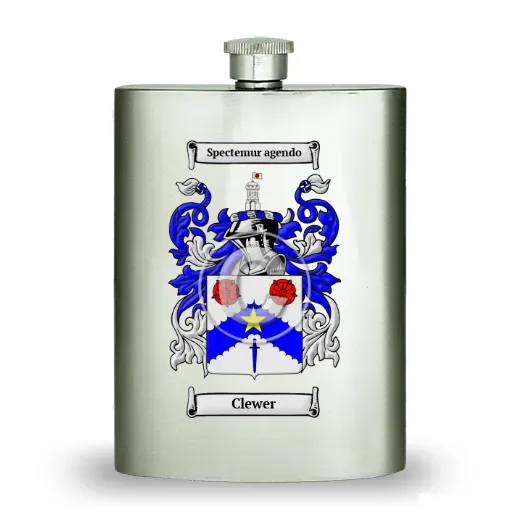 Clewer Stainless Steel Hip Flask