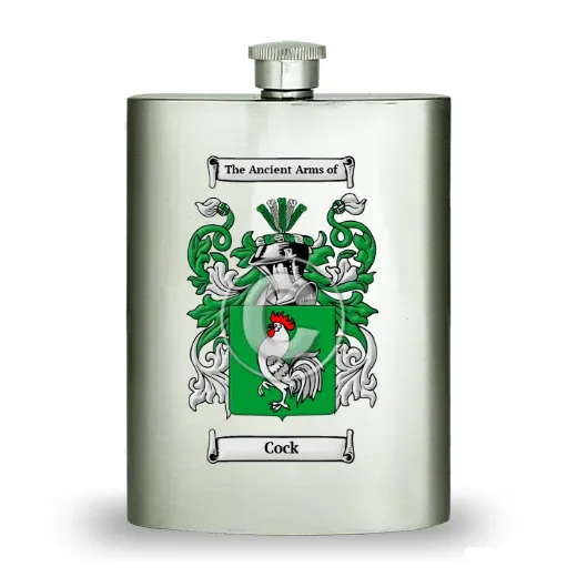 Cock Stainless Steel Hip Flask