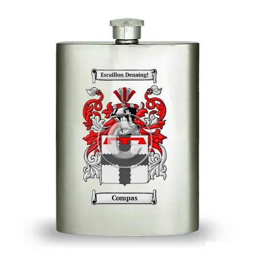 Compas Stainless Steel Hip Flask
