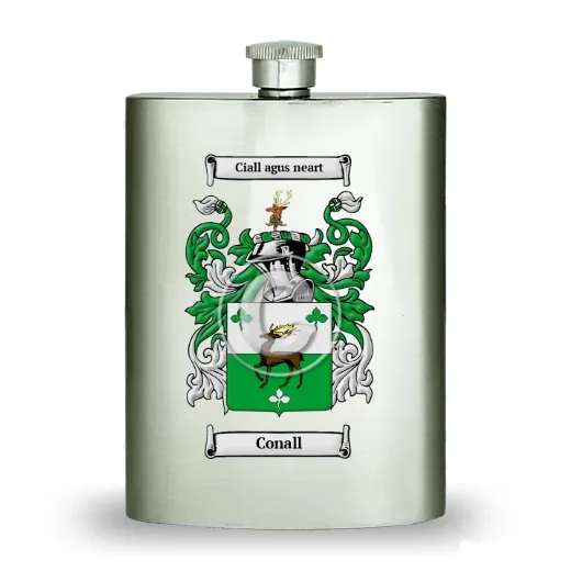 Conall Stainless Steel Hip Flask