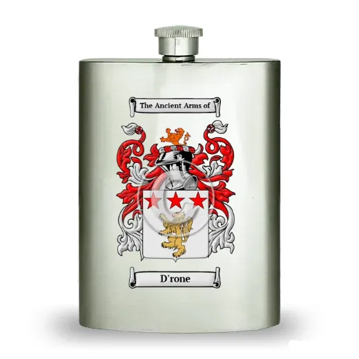 D'rone Stainless Steel Hip Flask