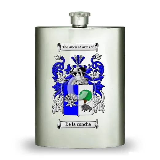 De la concha Stainless Steel Hip Flask