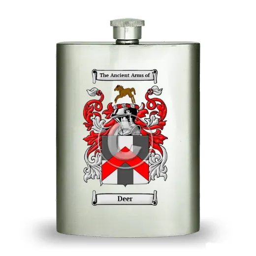 Deer Stainless Steel Hip Flask