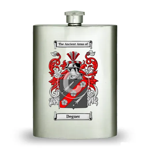 Degner Stainless Steel Hip Flask