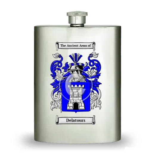 Delatours Stainless Steel Hip Flask