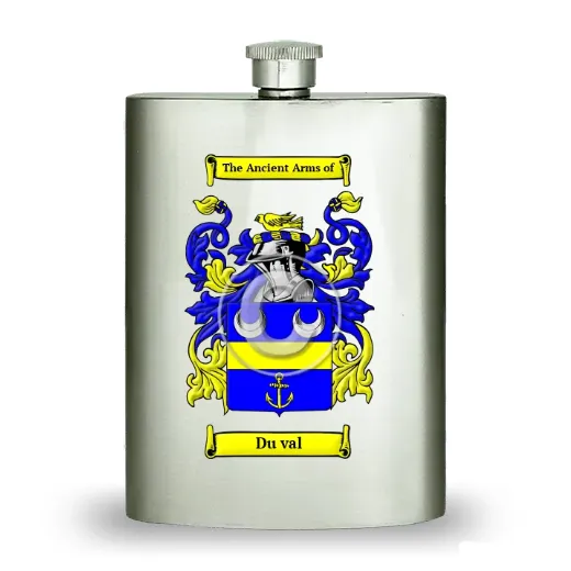 Du val Stainless Steel Hip Flask