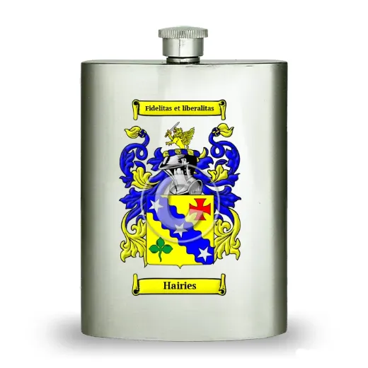 Hairies Stainless Steel Hip Flask