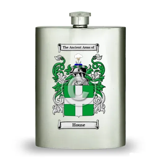 House Stainless Steel Hip Flask