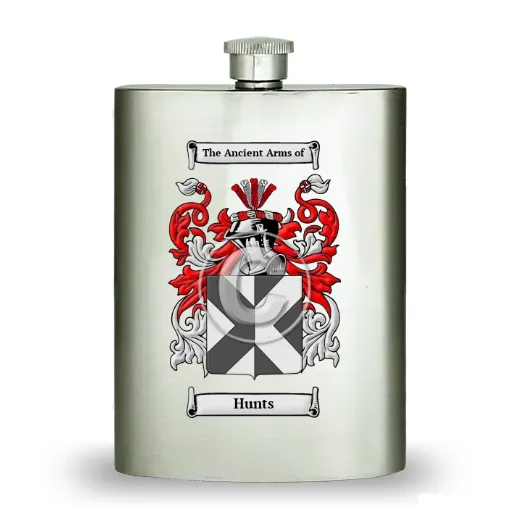 Hunts Stainless Steel Hip Flask