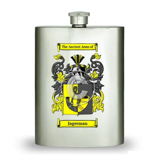 Jagerman Stainless Steel Hip Flask