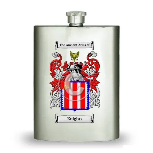 Knights Stainless Steel Hip Flask