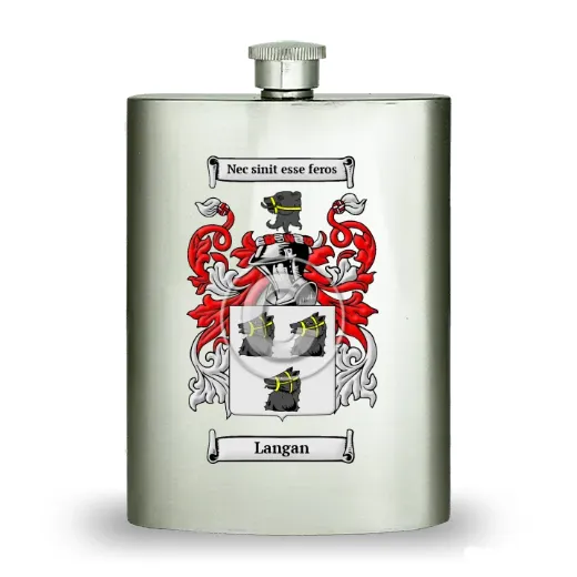 Langan Stainless Steel Hip Flask