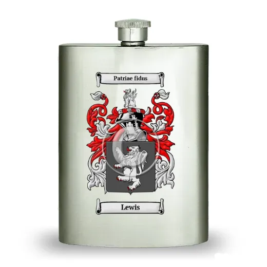 Lewis Stainless Steel Hip Flask