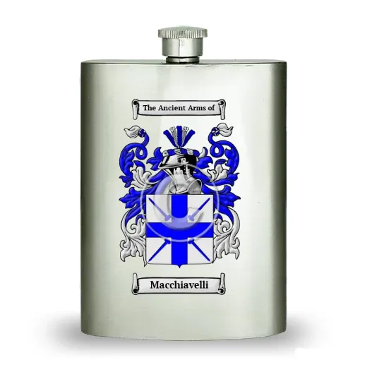 Macchiavelli Stainless Steel Hip Flask