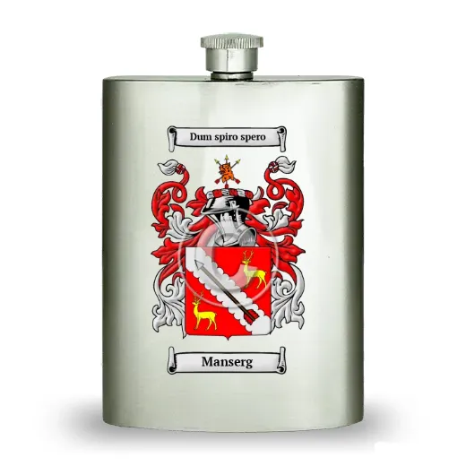 Manserg Stainless Steel Hip Flask
