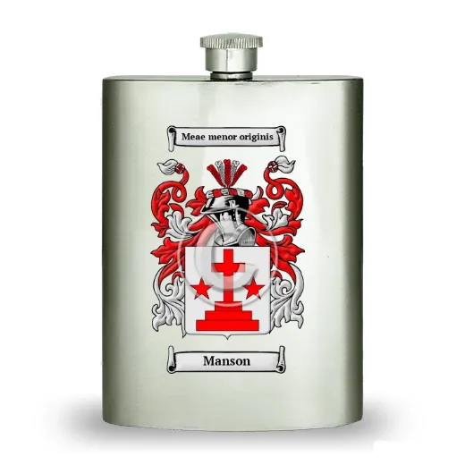 Manson Stainless Steel Hip Flask