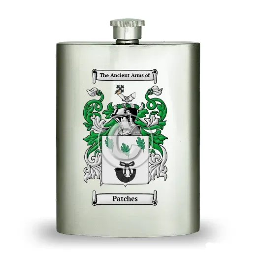 Patches Stainless Steel Hip Flask