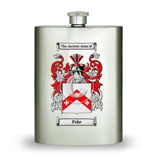 Peke Stainless Steel Hip Flask