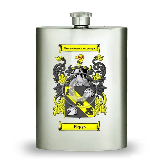 Pepys Stainless Steel Hip Flask