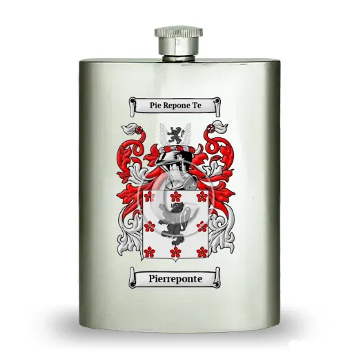 Pierreponte Stainless Steel Hip Flask