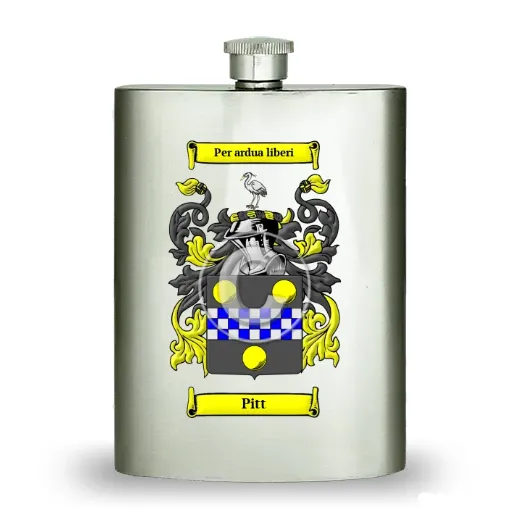 Pitt Stainless Steel Hip Flask