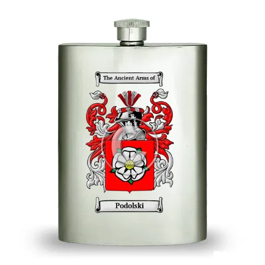 Podolski Stainless Steel Hip Flask