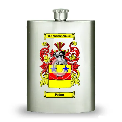 Poirot Stainless Steel Hip Flask