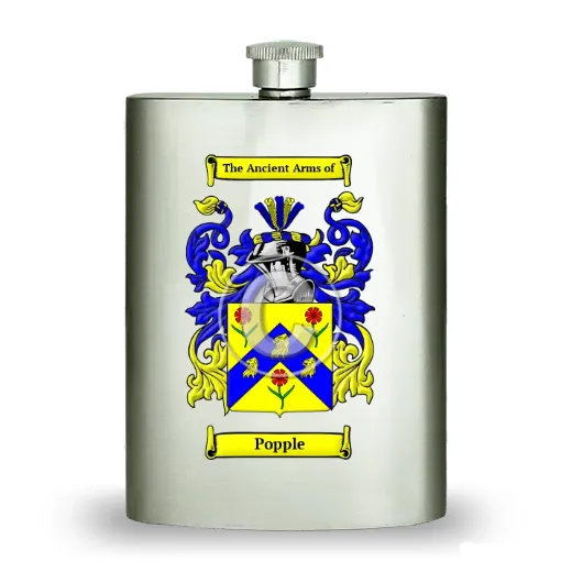 Popple Stainless Steel Hip Flask