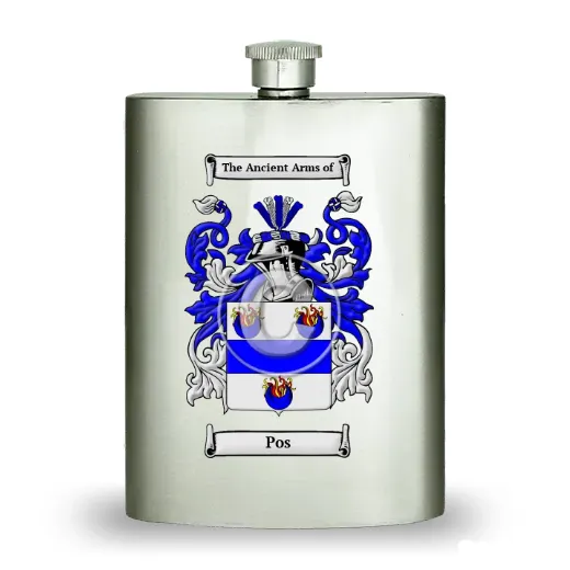 Pos Stainless Steel Hip Flask
