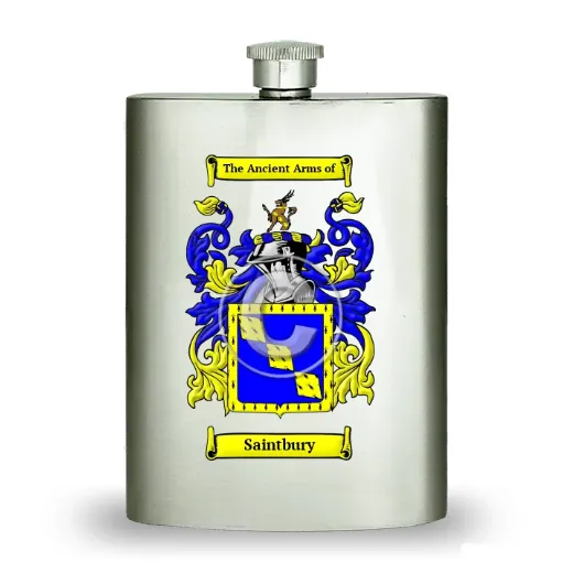 Saintbury Stainless Steel Hip Flask