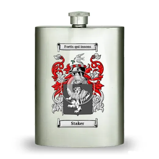 Staker Stainless Steel Hip Flask