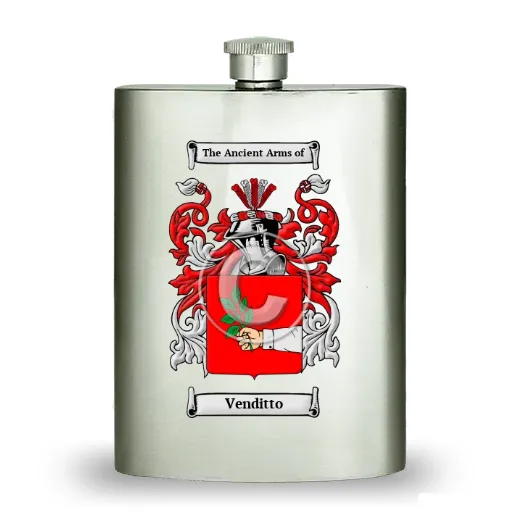 Venditto Stainless Steel Hip Flask