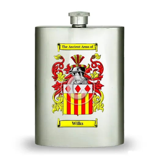 Wilks Stainless Steel Hip Flask