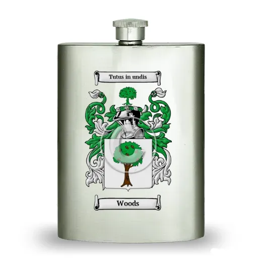 Woods Stainless Steel Hip Flask