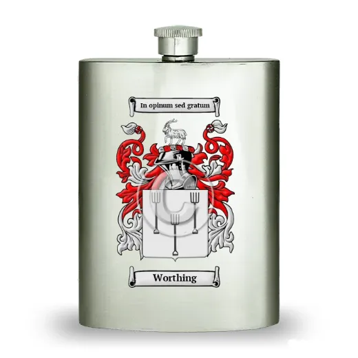 Worthing Stainless Steel Hip Flask