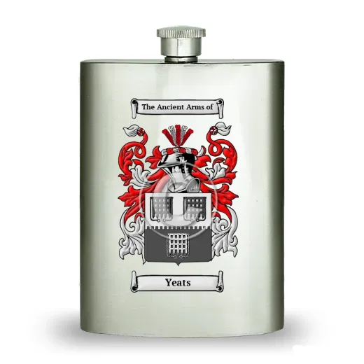 Yeats Stainless Steel Hip Flask