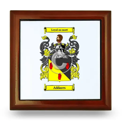 Addares Wooden Jewelry Box