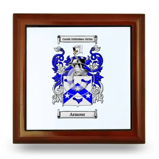 Armour Wooden Jewelry Box