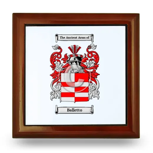 Balletto Wooden Jewelry Box