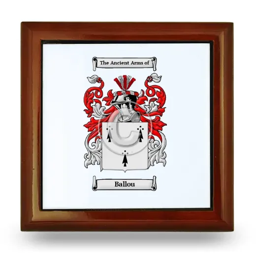 Ballou Wooden Jewelry Box