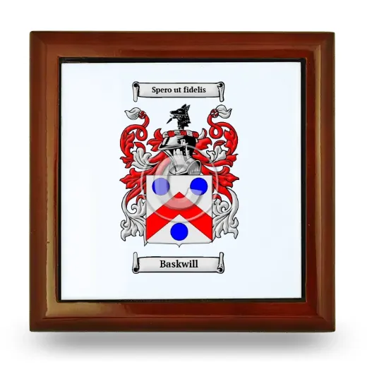 Baskwill Wooden Jewelry Box